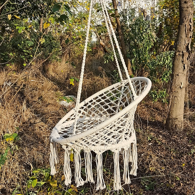 2025 Nordic Garden Handmade Kn - Kids Outdoor Hanging Chair recensione e prezzo