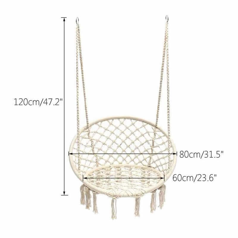 2025 Nordic Garden Handmade Kn - Kids Outdoor Hanging Chair recensione e prezzo