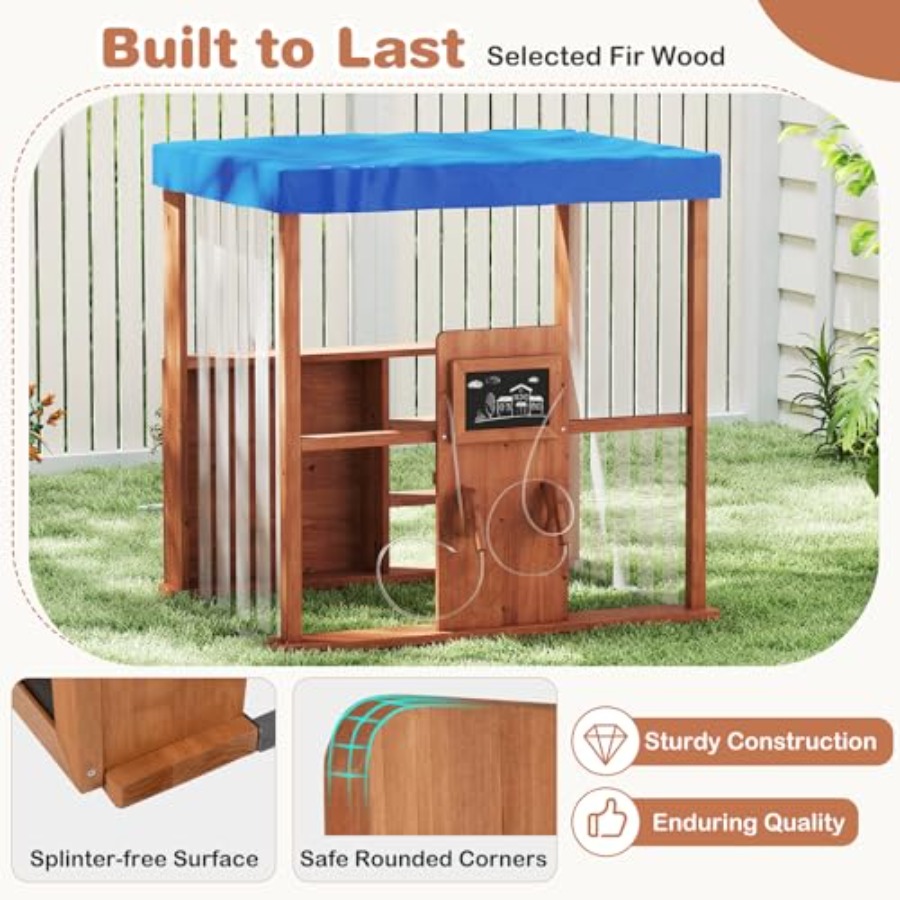 Outdoor kids gas station playh - Kids Outdoor Chalkboard recensione e prezzo