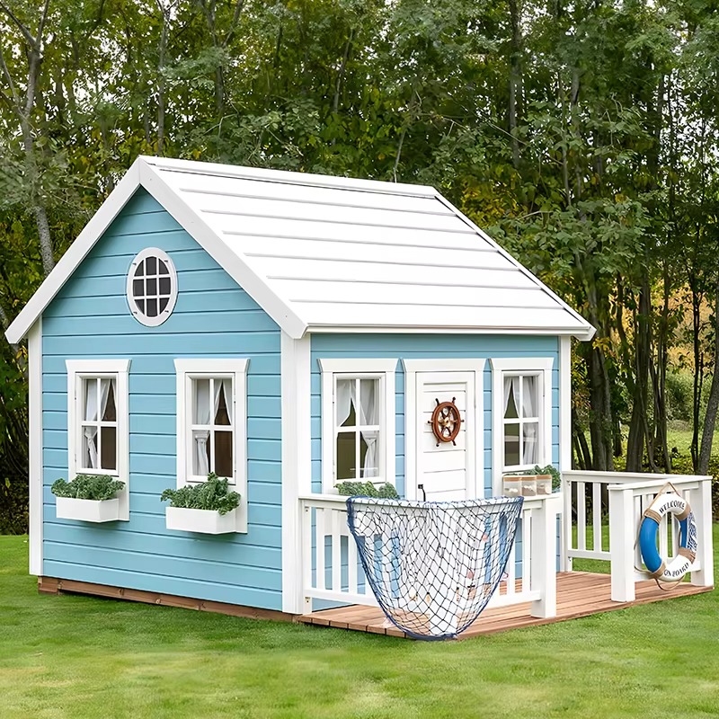 Outdoor Garden Cubby House Chi - Kids Outdoor Wooden Playhouse recensione e prezzo