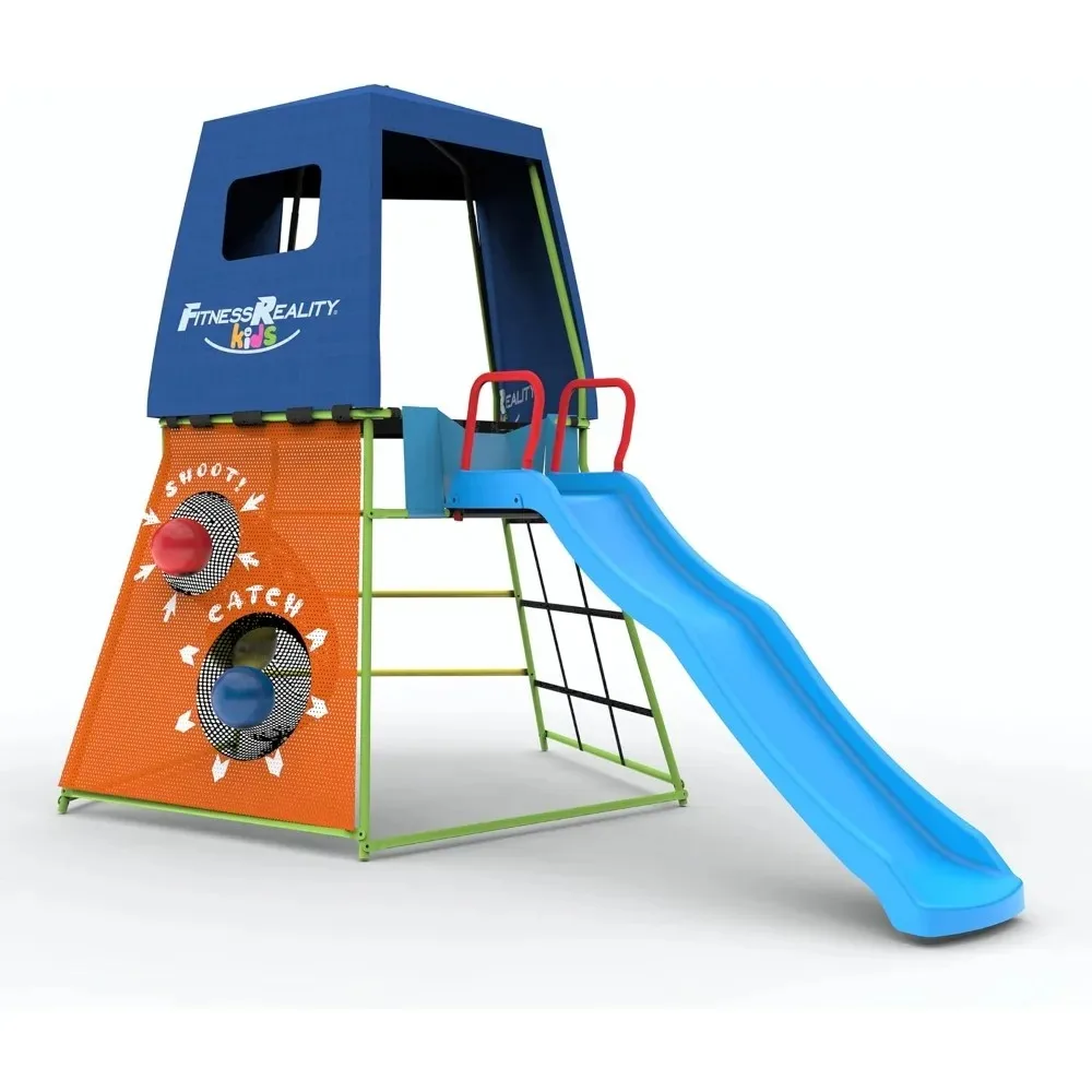 Explorer Adventure Climbing Fo - Kids Outdoor Jungle Gym With Slide recensione e prezzo