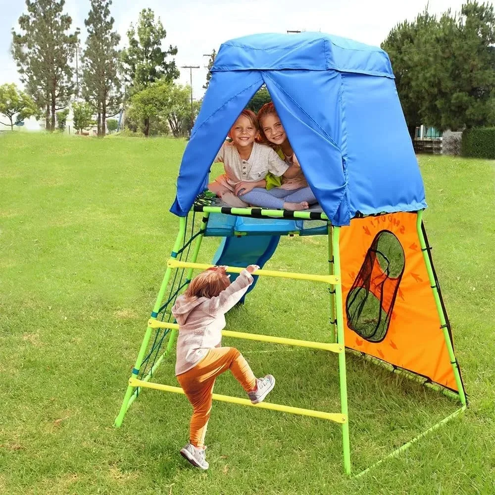 Explorer Adventure Climbing Fo - Kids Outdoor Jungle Gym With Slide recensione e prezzo